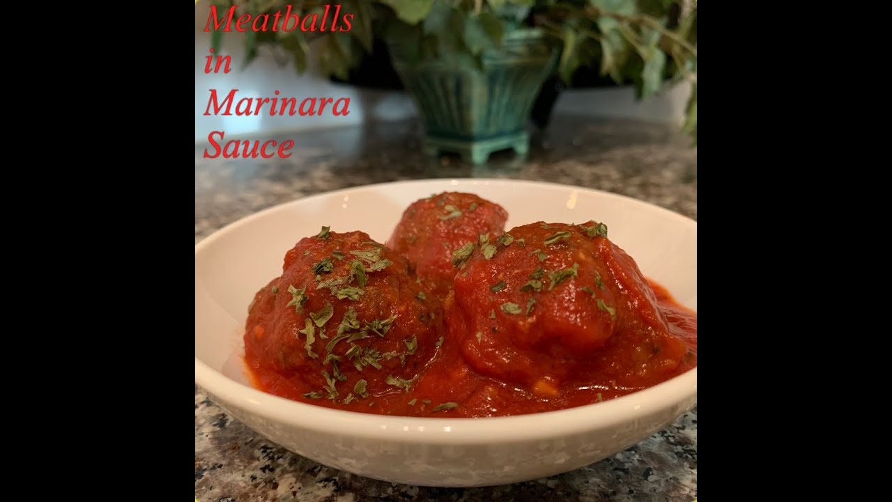 Meatballs in Marinara Sauce | Lavonne's Kitchen Meatballs in Marinara Sauce | Lavonne's Kitchen