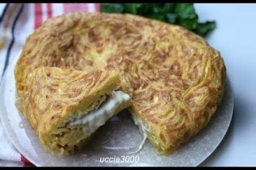 Fried Spaghetti, Neapolitan Original Recipe Italian Food