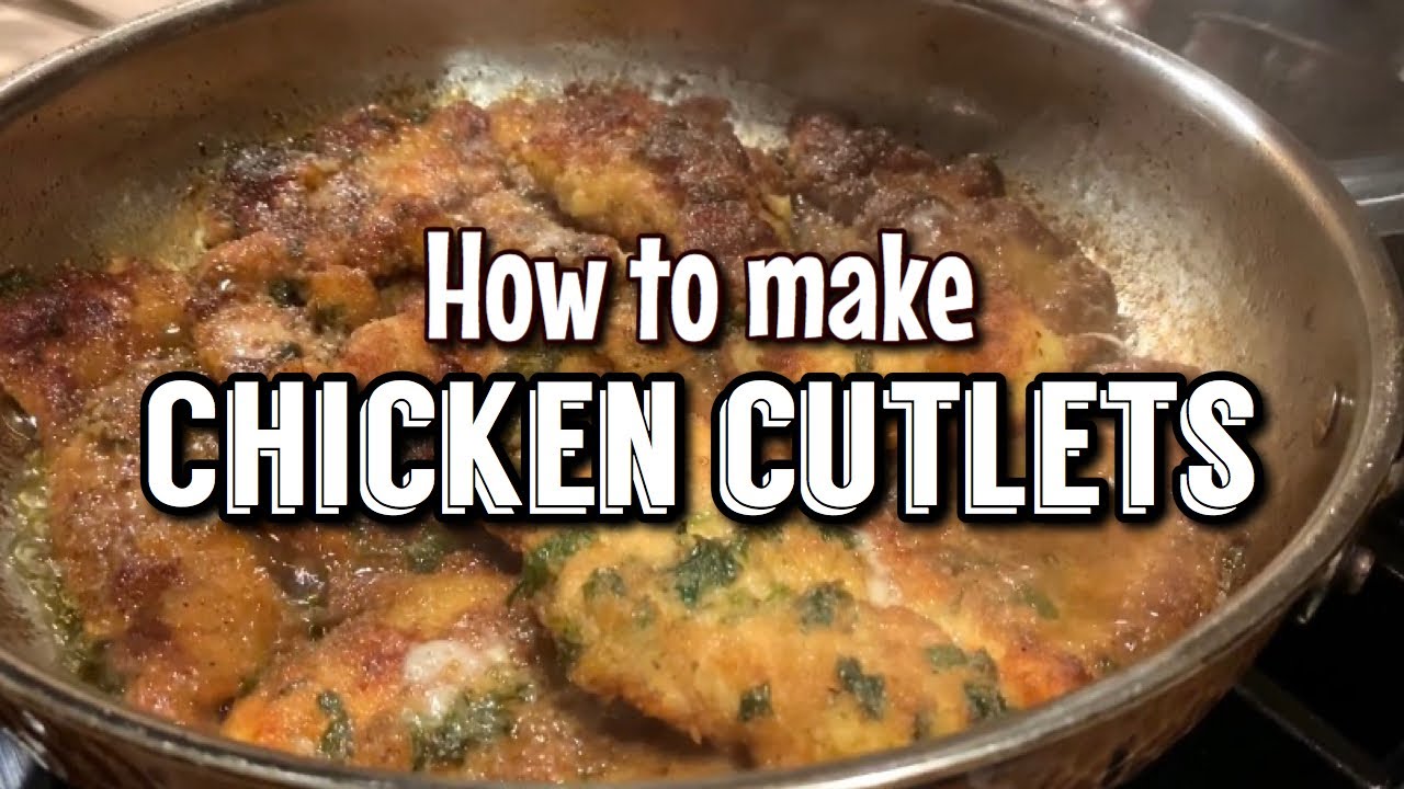 HOW TO MAKE CHICKEN CUTLETS (Easy) | Sean & Mimi HOW TO MAKE CHICKEN CUTLETS (Easy) | Sean & Mimi