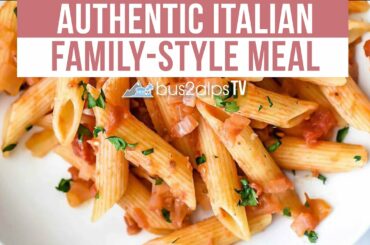 An Authentic Family Style Dinner In Florence, Italy