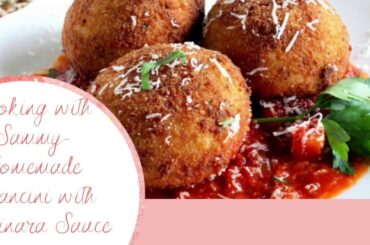 Cooking with Sammy- Italian Arancini with Marinara Sauce