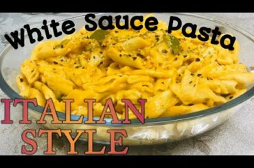 White Sauce Pasta 😋😋// simple and easy ITALIAN RECIPE || Haju's kitchen.