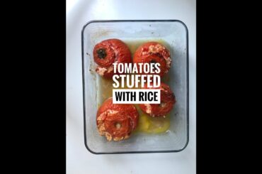 Tomatoes Stuffed with Rice and Basil