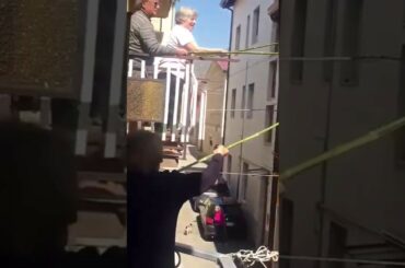 Italy: Drinks on the balcony anyone in this Coronavirus Lockdown CHEERS