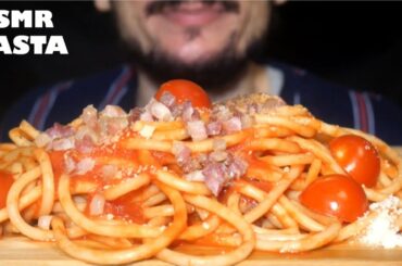 MUKBANG ITA - PASTA AMATRICIANA EATING SHOW ITA BUCATINI *ASMR NO TALKING CIBO ITALIANO