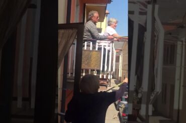 Coronavirus lockdown: Neighbours in Italy have a wine party from balconies in Viral video