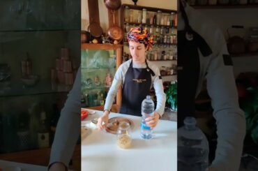 Live cooking class in how to bake fish Italian style.