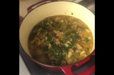 Cooking with Ella! (Zuppa Toscana)