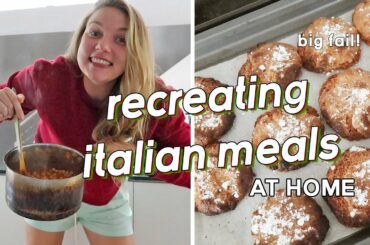 Trying to cook the food that I ate in Italy 🇮🇹