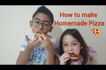 How the kids make Pizza at home?