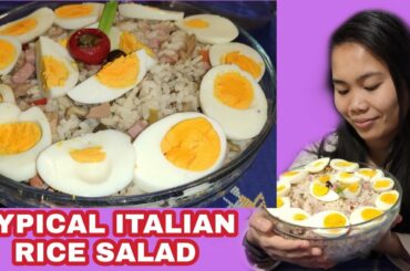 EASY WAY OF COOKING TYPICAL ITALIAN RICE SALAD