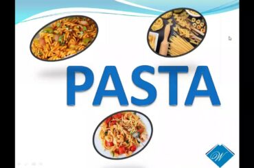ONLINE CLASS ON PASTA | PASTA