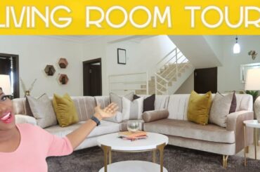 LAGOS LIVING ROOM TOUR | MADE IN NIGERIA FURNITURE | SISIYEMMIE