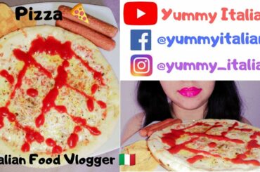 Eating Pizza Margherita 🍕🍕🍕 Italian Food Vlogger 🇮🇹 📌 Rome, Italy