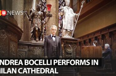 Andrea Bocelli performs in Milan Cathedral | SW News 109
