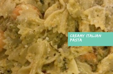 Cooking with Me  | GAMBIAN GIRL COOKING AN ITALIAN DISH | Creamy Farfelle and Gamberi Pasta