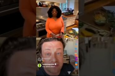 Quarantine Cuisine:  Oprah Winfrey and Jamie Oliver cook up Singaporean fried rice