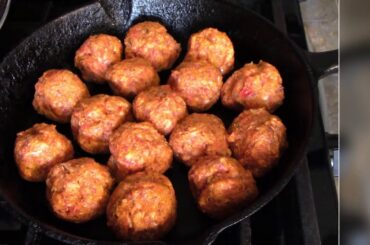 Italian Meatballs! #Stayhomeandcook #withme
