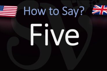 How to Pronounce Five? (CORRECTLY) Number 5 | English, American Pronunciation