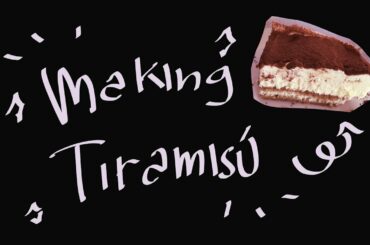 making Italian tiramisù for easter (..a bit late)