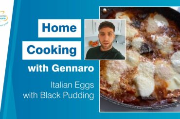 Eat healthy with Italian eggs and black pudding