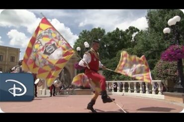 Italian Flag Throwing at Epcot | Walt Disney World