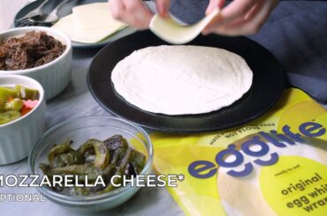 Chicago Italian Beef Inspired Wrap with Egglife Foods | 4K