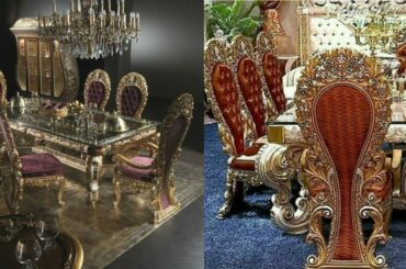 Beautiful Chinioti Furniture Designs, Chinioti Dining Table Sets Designs