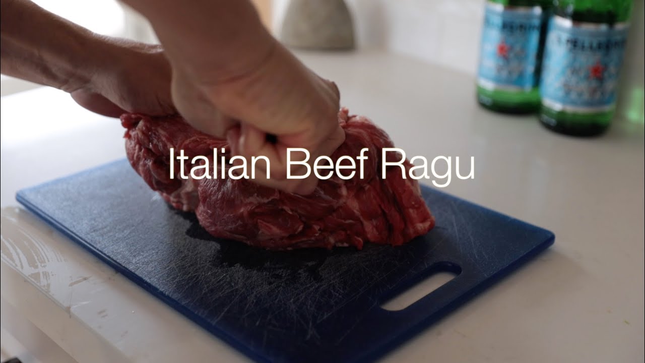 HOMEMADE ITALIAN BEEF RAGÙ HOMEMADE ITALIAN BEEF RAGÙ