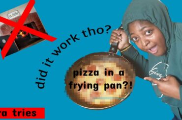 COOKING PIZZA IN A FRYING PAN?!?| Italians please don't come for me!! Taste test | Kira tries