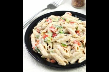 Home made White Sauce pasta/Italian White Sauce pasta/Easy to Cook/Kids favourite