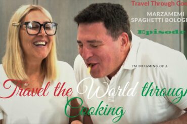 MARZAMEMI, SICILY - SPAGHETTI BOLOGNESE COOKING