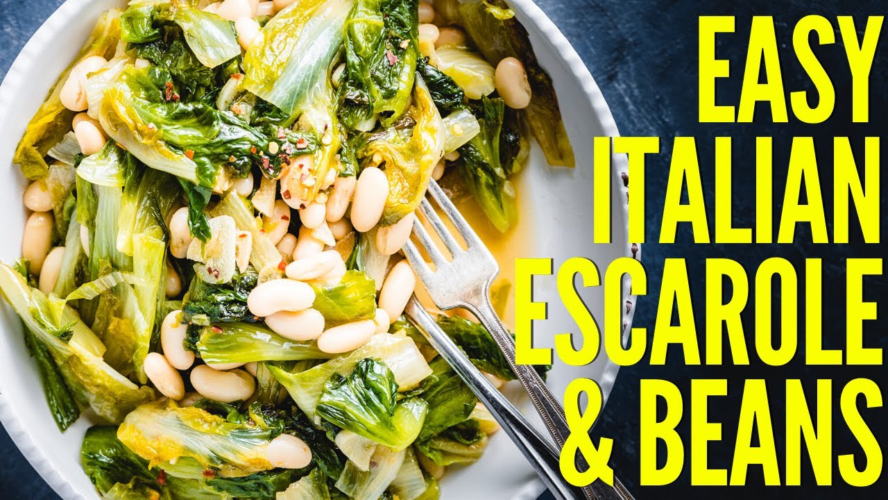 Escarole and Beans | Easy Italian Side Dish Escarole and Beans | Easy Italian Side Dish