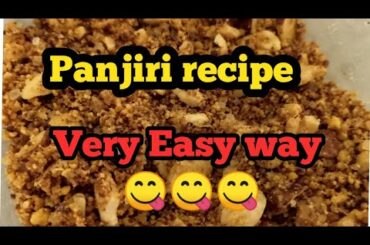 panjiri recipe in punjabi l how to make panjiri at home