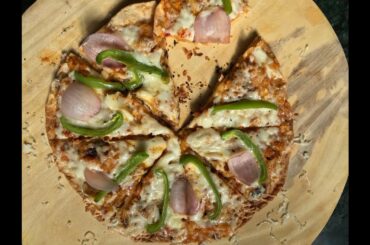 Chapati pizza with home made pizza sauce | चपाती पिज़्ज़ा  | Tusharz Kitchen