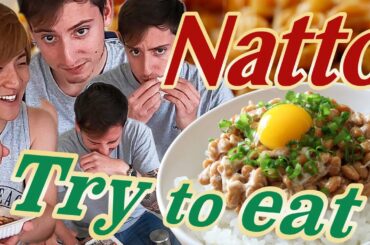 【海外の反応】イケメンイタリア人に「納豆」食べさせてみたww【Los Angeles vlog】 Italian try to eat "Natto"