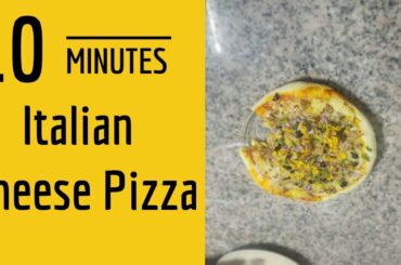 Italian Cheese Pizza - Quick Baking - Easy Cooking - Quarantine Days - By Mr&Mrs Fahad