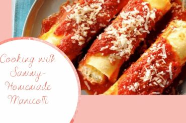 Cooking with Sammy- Crepe style Manicotti