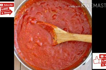 Easy  and Quick Pizza Sauce Recipe | Homemade Pasta Sauce | Italian Pizza Sauce Recipe