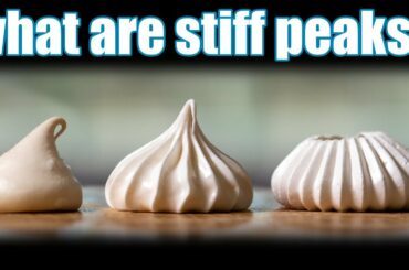 How to make French, Italian, and Swiss Meringue -- meringue cookies