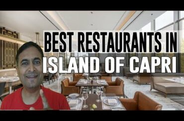 Best Restaurants and Places to Eat in Island of Capri, Italy