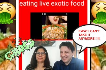 EATING LIVE EXOTIC FOODS ITALIAN'S REACTION
