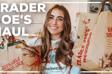 HEALTHY TRADER JOE'S HAUL! | easy 1 person meal shopping 2020