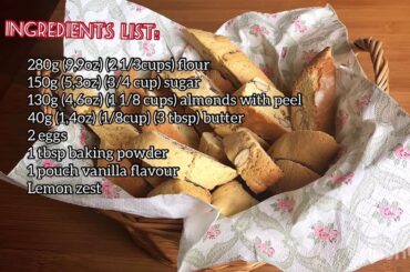 Tuscan cantucci, cantucci toscani | Italian cooking mama