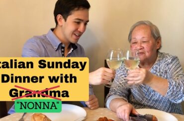 How to make an Italian Sunday Dinner complete with the "Gravy/Sauce" (with my Chinese Grandma)