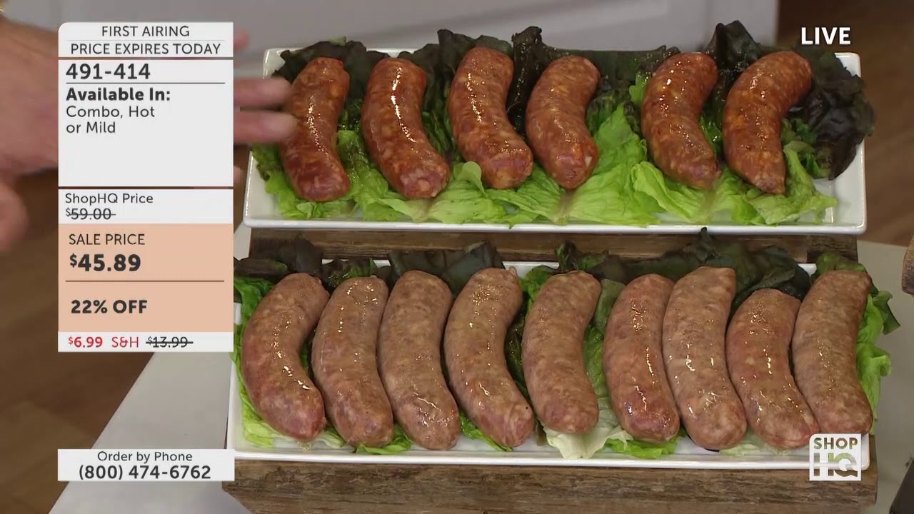 Agostino 15 (3 oz) Choice of Flavor Italian Pork Sausages | The Sizzle | ShopHQ | 2020 Agostino 15 (3 oz) Choice of Flavor Italian Pork Sausages | The Sizzle | ShopHQ | 2020