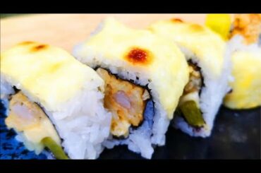 Italian Maki | Tempura and cheese sushi roll | The Restaurants Food