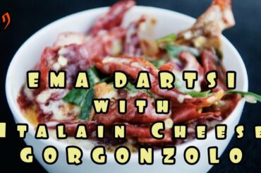 How to make Bhutan EMA DATSI with Italian Blue Mould Cheese ( GORGONZOLA ) Dried Red Chilles