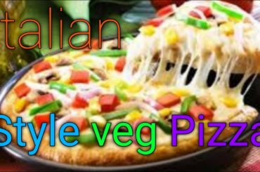 Italian Style Pizza at Home simple & easy//Recipe in Punjabi