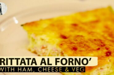 ‘Frittata al Forno’ with Ham, Cheese & Veg Recipe